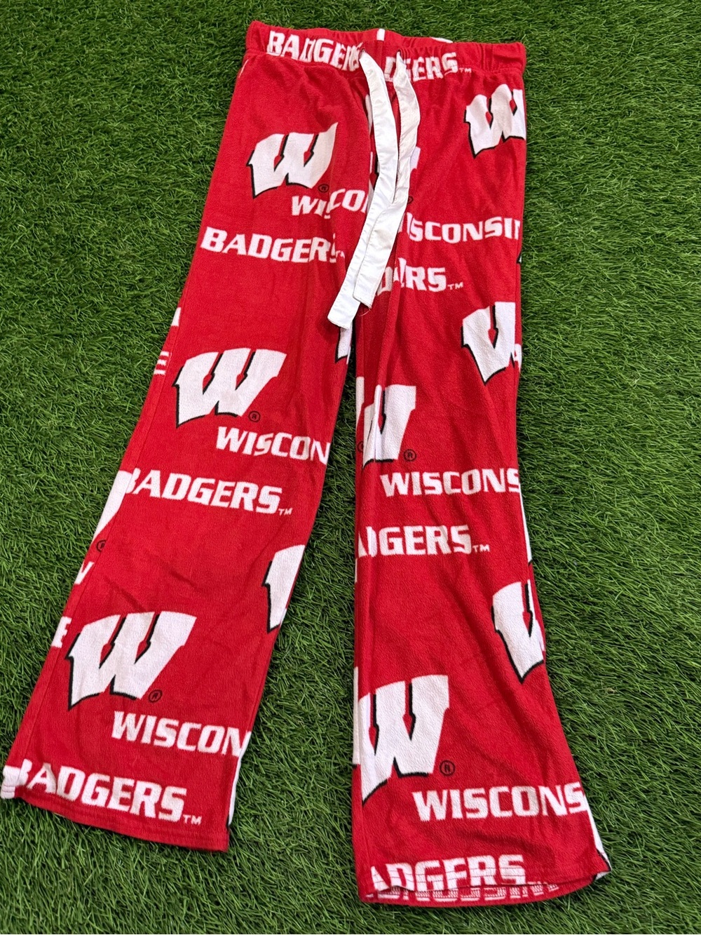 Bottom Drawers Sleepwear - Wisconsin Badgers Fleece Pajama Lounge Pants